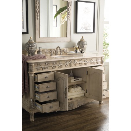 St. James 60" Single Vanity, Empire Linen