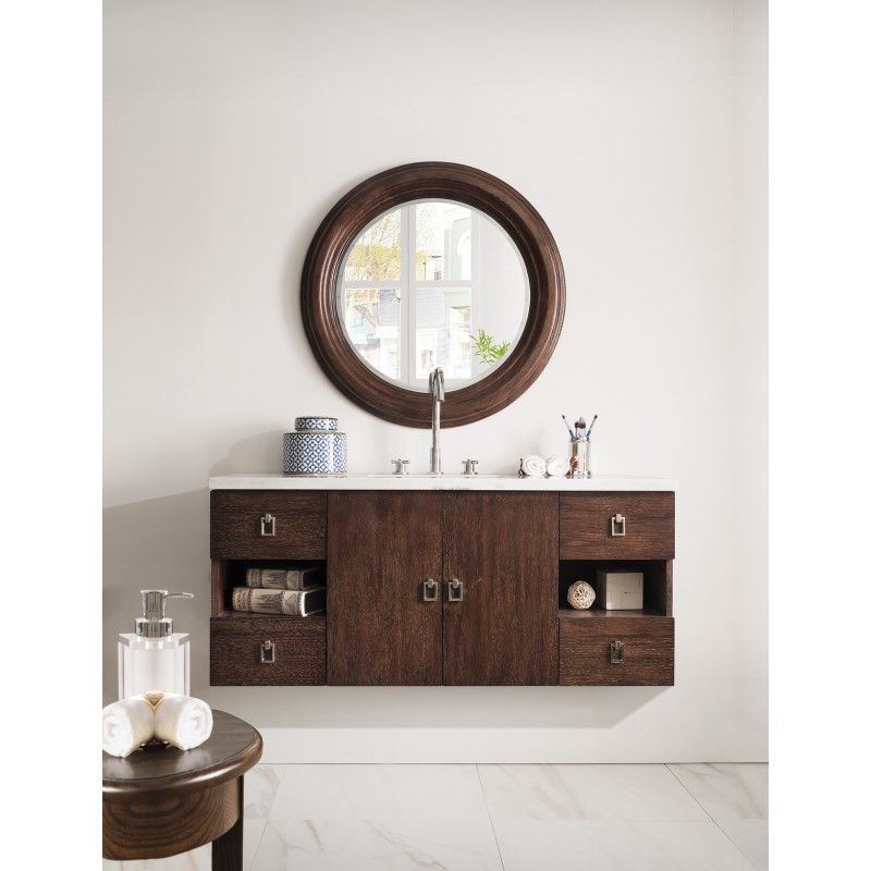 Sonoma 48" Single Vanity, Coffee Oak