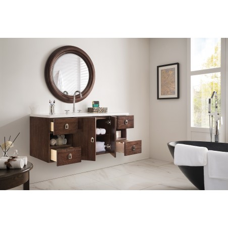 Sonoma 48" Single Vanity, Coffee Oak