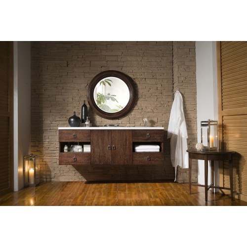 Sonoma 60" Single Vanity, Coffee Oak