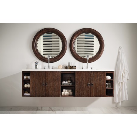 Sonoma 72" Single Vanity, Coffee Oak