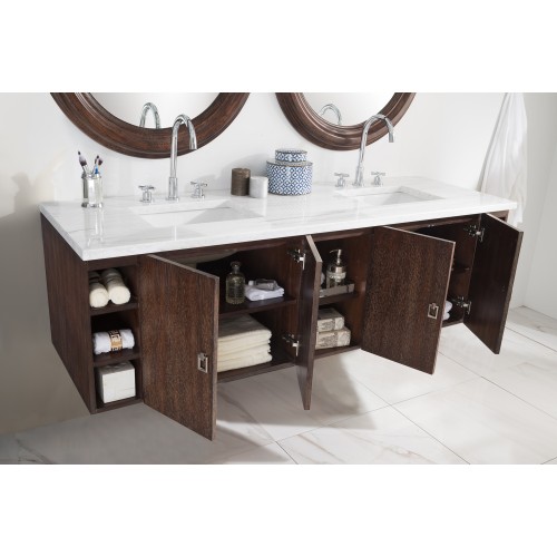 Sonoma 72" Single Vanity, Coffee Oak