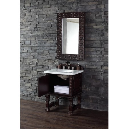 Balmoral 26" Single Vanity Cabinet, Antique Walnut