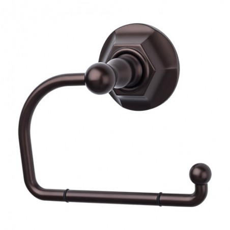 Edwardian Bath Tissue Hook Oil Rubbed Bronze Hex Backplate