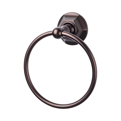 Edwardian Bath Ring Oil Rubbed Bronze Hex Backplate