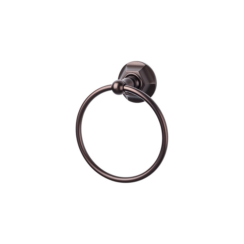 Edwardian Bath Ring Oil Rubbed Bronze Hex Backplate