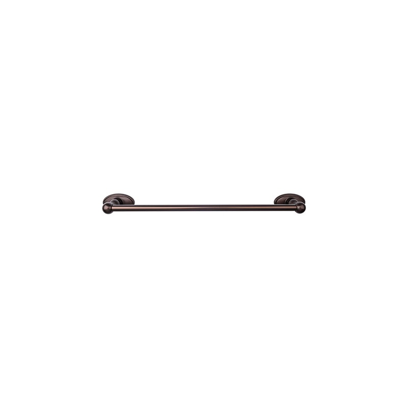 Edwardian Bath 30" Single Towel Bar Oil Rubbed Bronze Oval Backplate