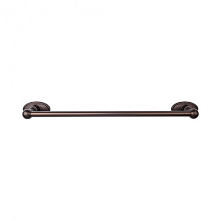 Edwardian Bath 30" Single Towel Bar Oil Rubbed Bronze Oval Backplate