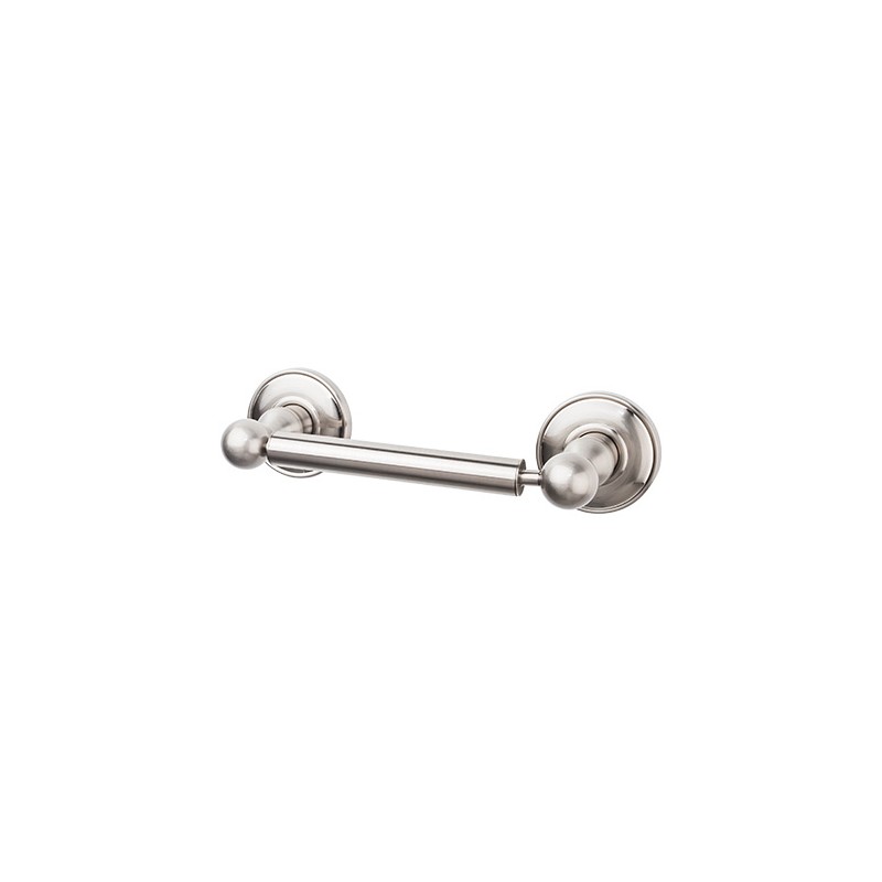 Edwardian Bath Tissue Holder Brushed Satin Nickel  Plain Backplate