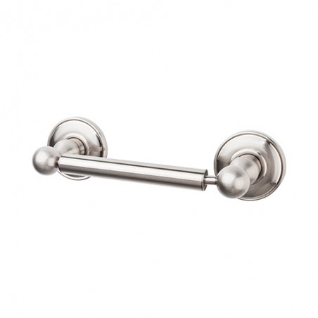 Edwardian Bath Tissue Holder Brushed Satin Nickel  Plain Backplate