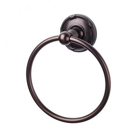 Edwardian Bath Ring Oil Rubbed Bronze Ribbon Backplate