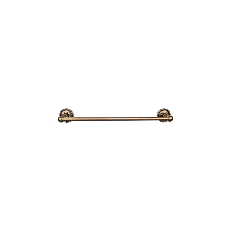 Edwardian Bath 24" Single Towel Bar German Bronze Ribbon Backplate