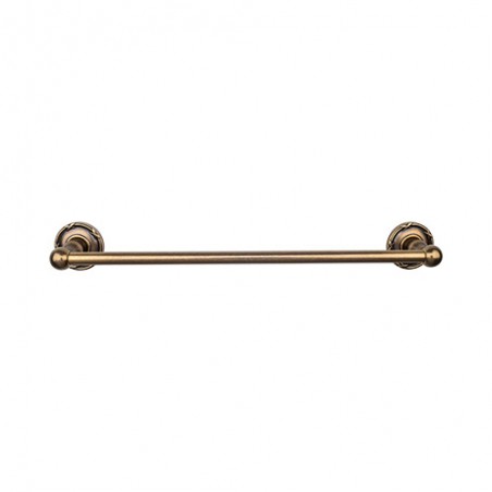 Edwardian Bath 24" Single Towel Bar German Bronze Ribbon Backplate