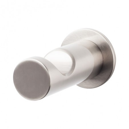 Hopewell Bath Single Hook Brushed Satin Nickel