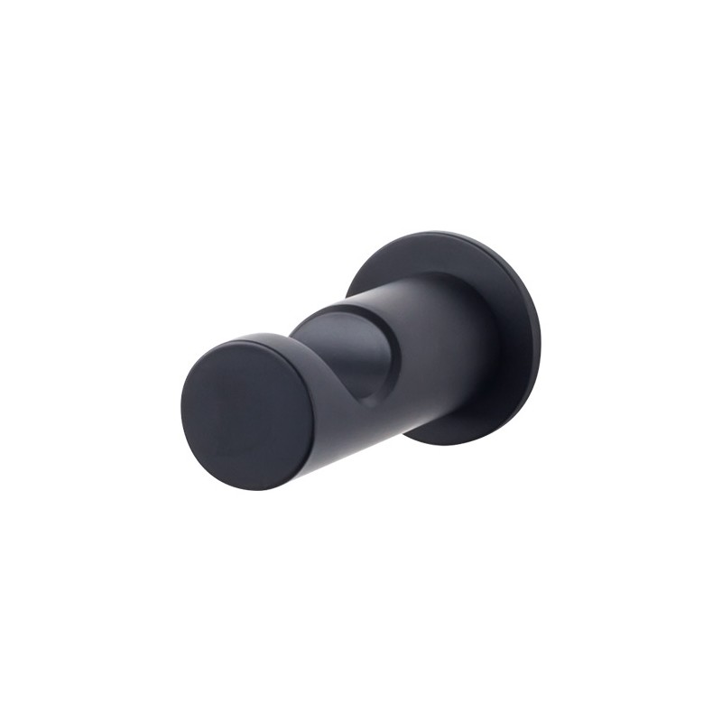 Hopewell Bath Single Hook Flat Black