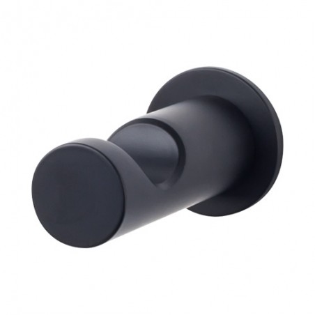 Hopewell Bath Single Hook Flat Black