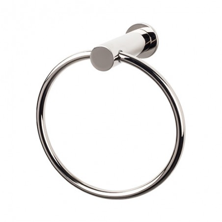 Hopewell Bath Ring Polished Nickel