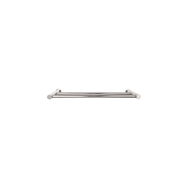 Hopewell Bath 18" Double Towel Bar Polished Nickel