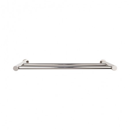 Hopewell Bath 18" Double Towel Bar Polished Nickel