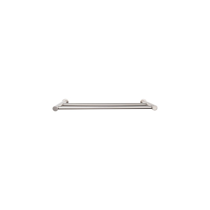 Hopewell Bath 24" Double Towel Bar Brushed Satin Nickel