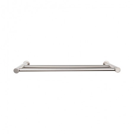 Hopewell Bath 24" Double Towel Bar Brushed Satin Nickel