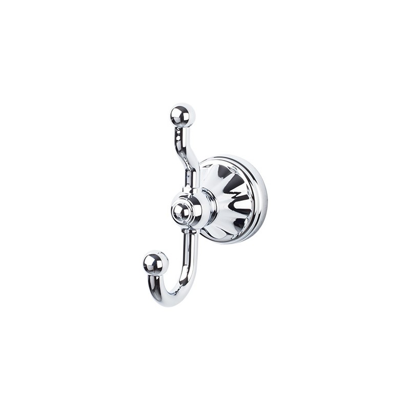 Hudson Bath Double Hook Polished Chrome