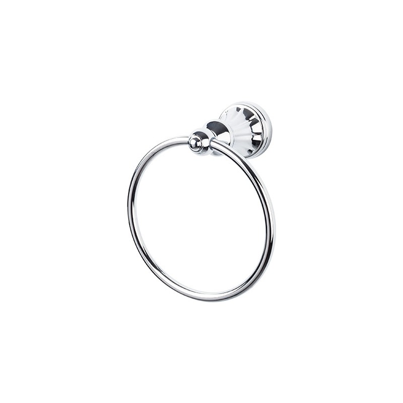 Hudson Bath Ring Polished Chrome