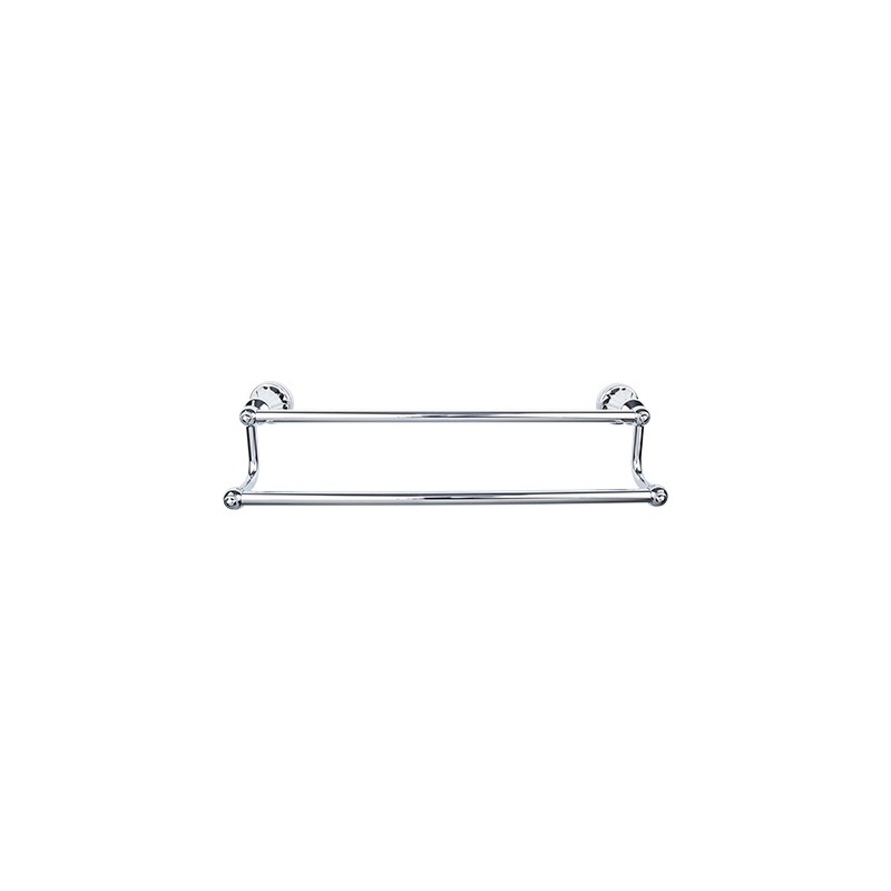 Hudson Bath 18" Double Towel Bar Polished Chrome