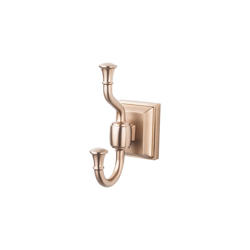 Stratton Bath Double Hook Brushed Bronze