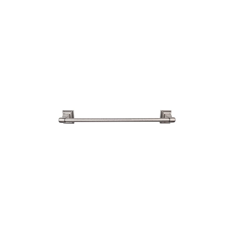 Stratton Bath 18" Single Towel Bar Antique Pewter