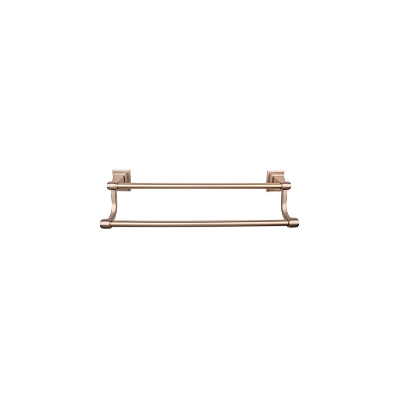 Stratton Bath 18" Double Towel Bar Brushed Bronze