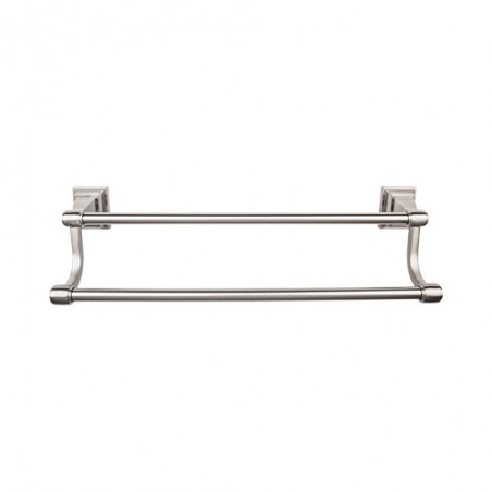 Stratton Bath 18" Double Towel Bar Brushed Satin Nickel