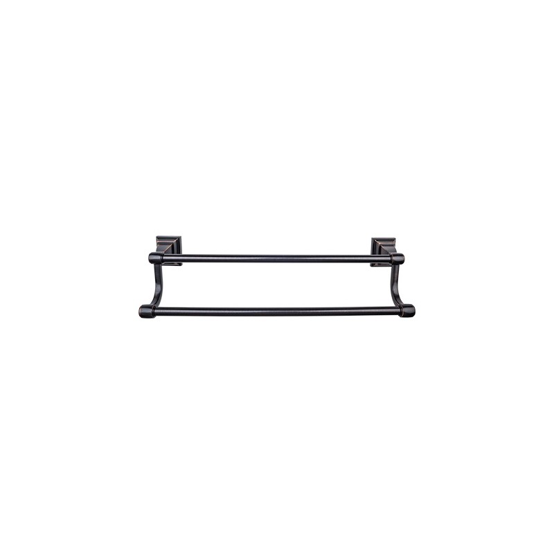 Stratton Bath 30" Double Towel Bar Tuscan Bronze