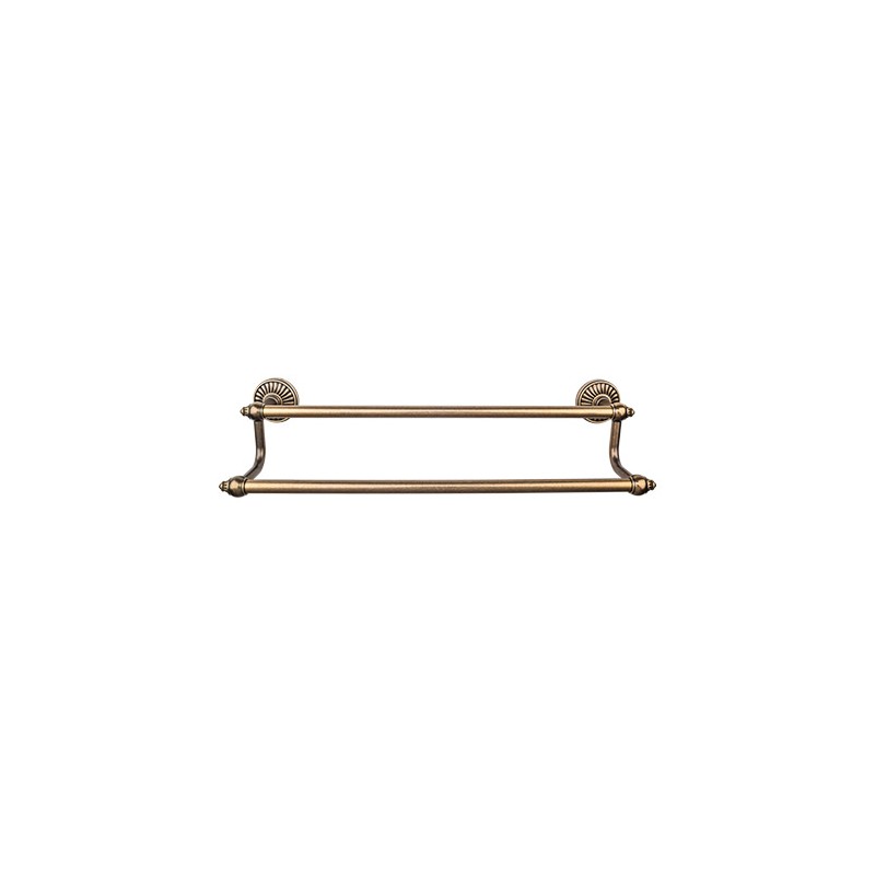 Tuscany Bath 18" Double Towel Bar German Bronze