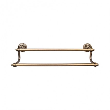 Tuscany Bath 18" Double Towel Bar German Bronze