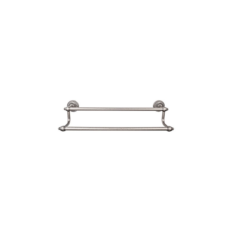 Tuscany Bath 18" Double Towel Bar Antique Pewter