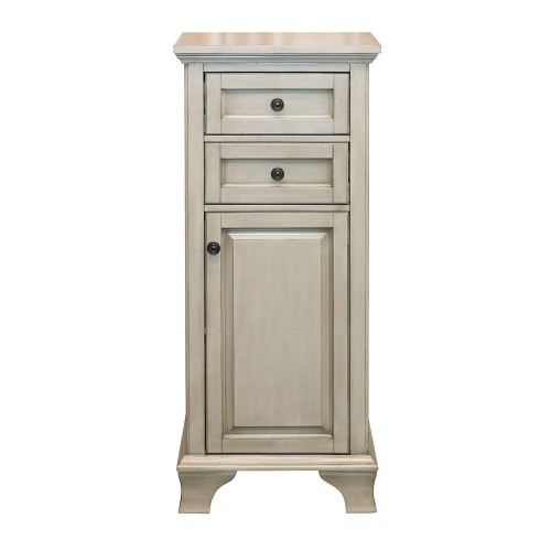 CORSICANA 19″ X 43.25″ FLOOR CABINET - Antique Grey