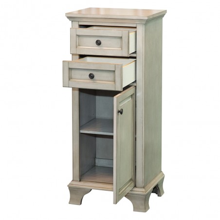 CORSICANA 19″ X 43.25″ FLOOR CABINET - Antique Grey