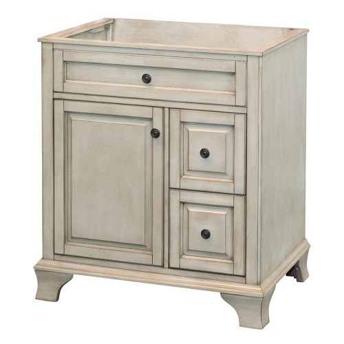 CORSICANA 30" VANITY - Antique Grey Finish