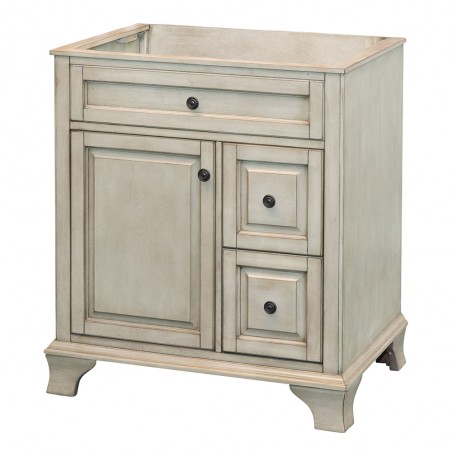 CORSICANA 30" VANITY - Antique Grey Finish