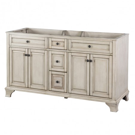 CORSICANA 60" VANITY - Antique Grey Finish