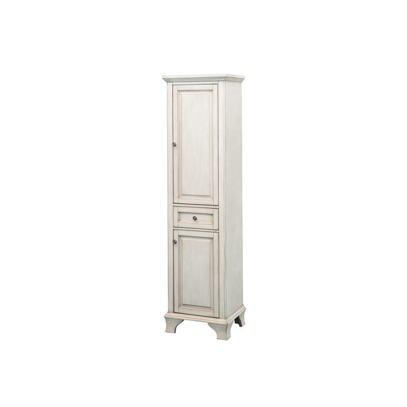 CORSICANA 19″ X 70″ LINEN CABINET - Antique White