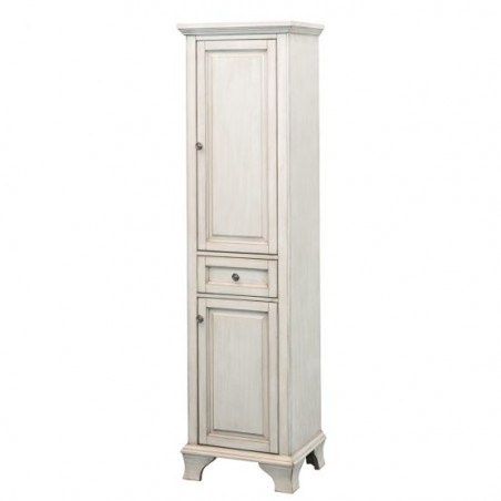 CORSICANA 19″ X 70″ LINEN CABINET - Antique White