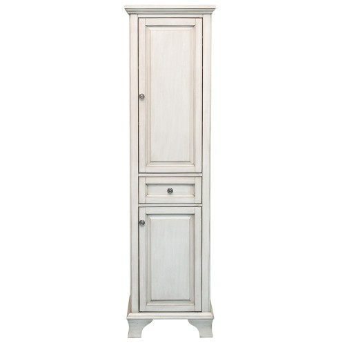 CORSICANA 19″ X 70″ LINEN CABINET - Antique White