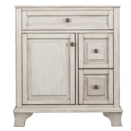 CORSICANA 30" VANITY - Antique White Finish