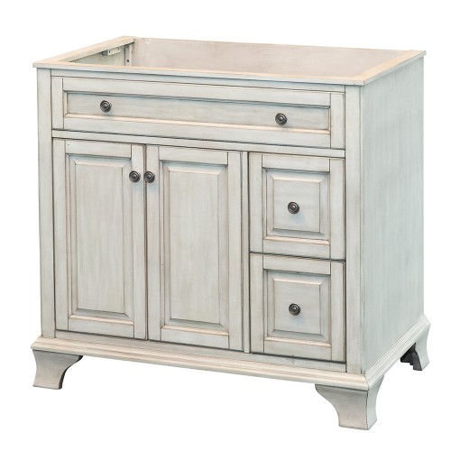 CORSICANA 36" VANITY - Antique White Finish