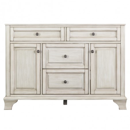 CORSICANA 48" VANITY - Antique White Finish