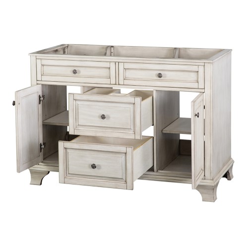 CORSICANA 48" VANITY - Antique White Finish