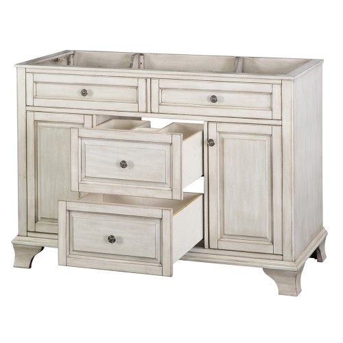 CORSICANA 48" VANITY - Antique White Finish