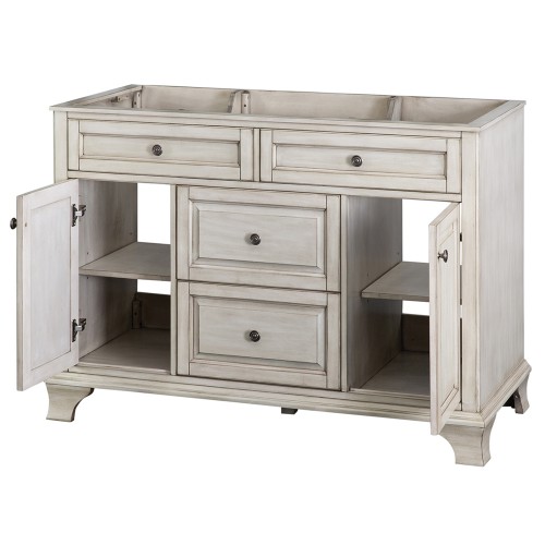 CORSICANA 48" VANITY - Antique White Finish